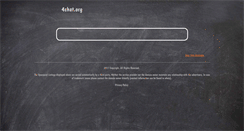 Desktop Screenshot of 4chat.org